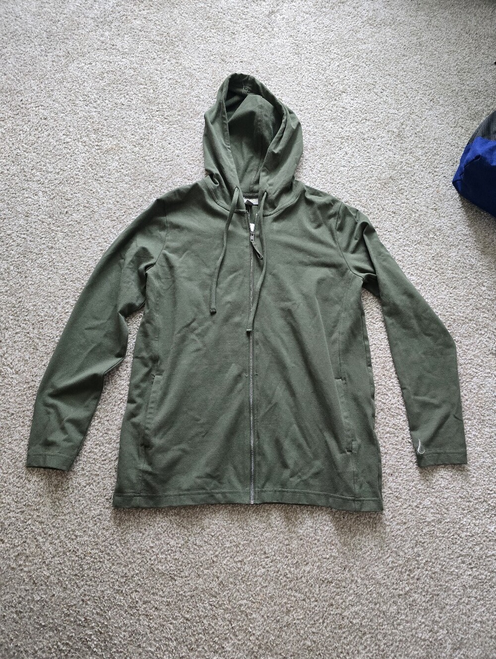 Sryle & CO Olive Green Zip-Up Hoodie SweatSHIRT